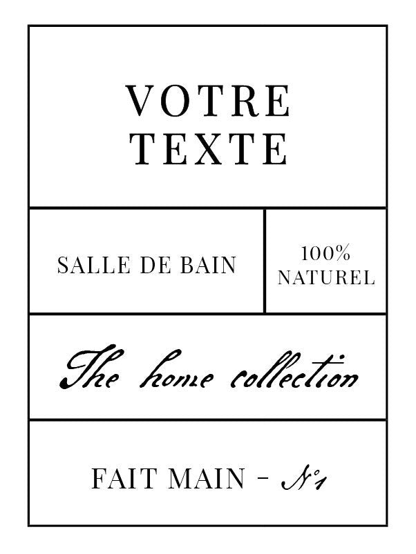Flacons en verre ambré personnalisés – Design vintage, éco-responsable & pratique - 500ml