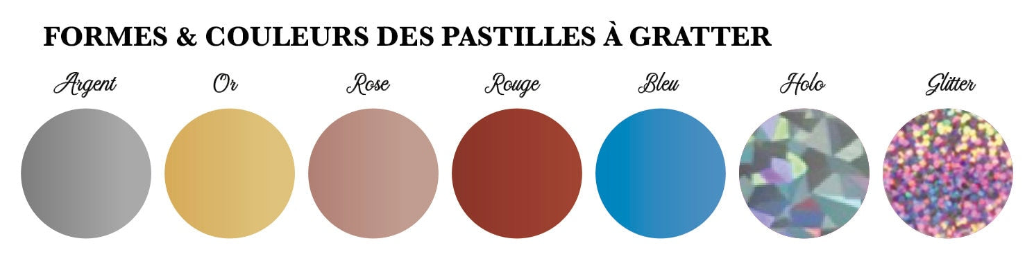 Carte à Gratter personnalisable avec enveloppe