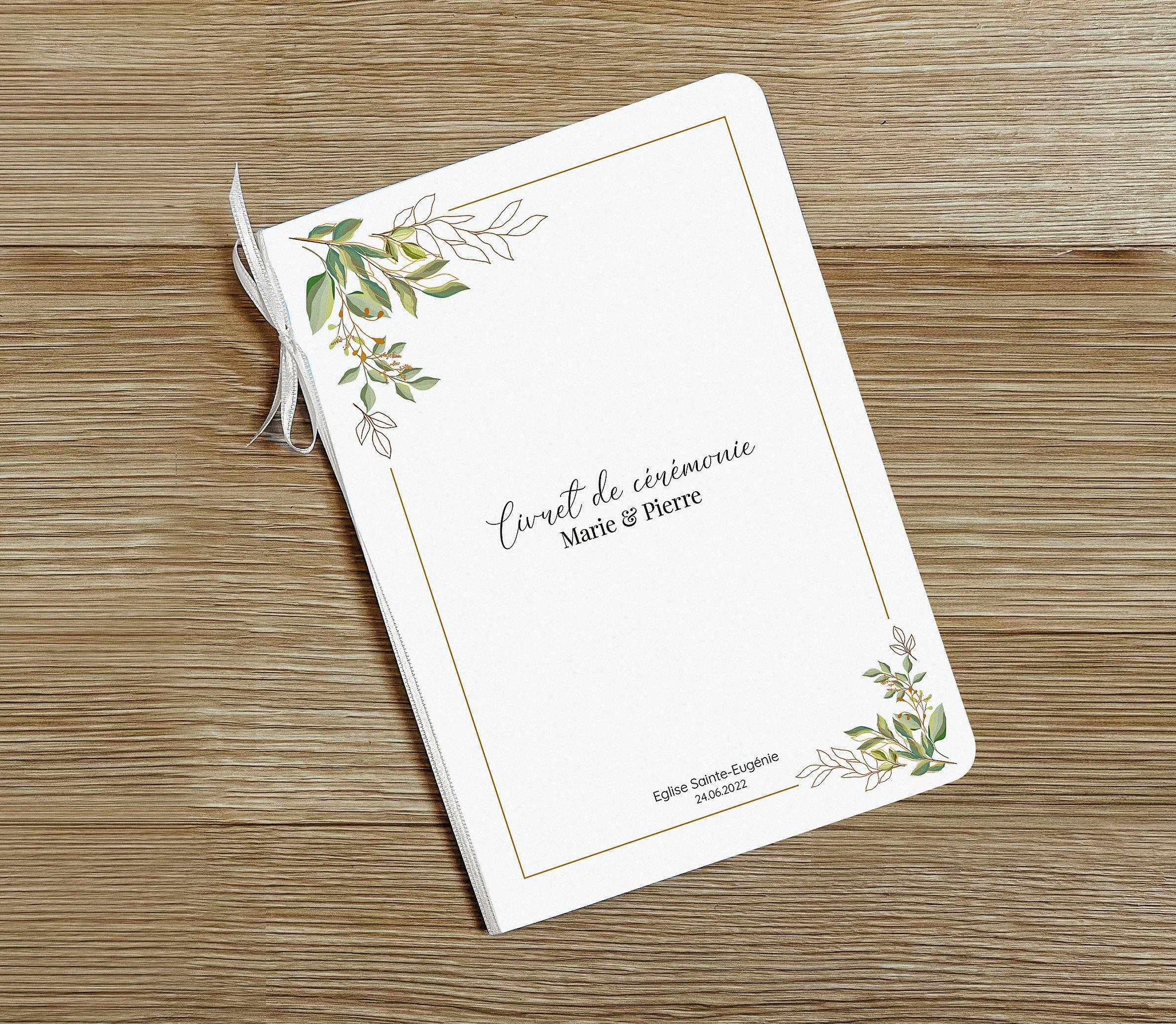 Carnet de cérémonie laïque ou religieuse | Carnet de messe de baptême | Carnet de mariage | Carnet de cérémonie Disney | Livret de messe