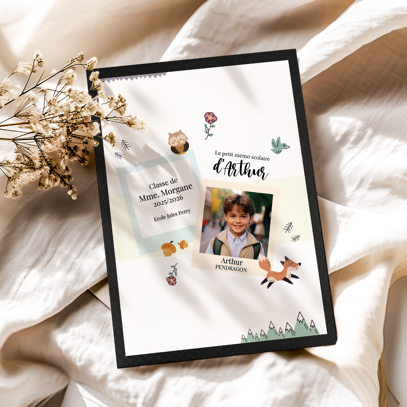Le trieur magique des parents débordés | Mémo rentrée personnalisable | Kit rentrée | Organisation familiale | Format A5