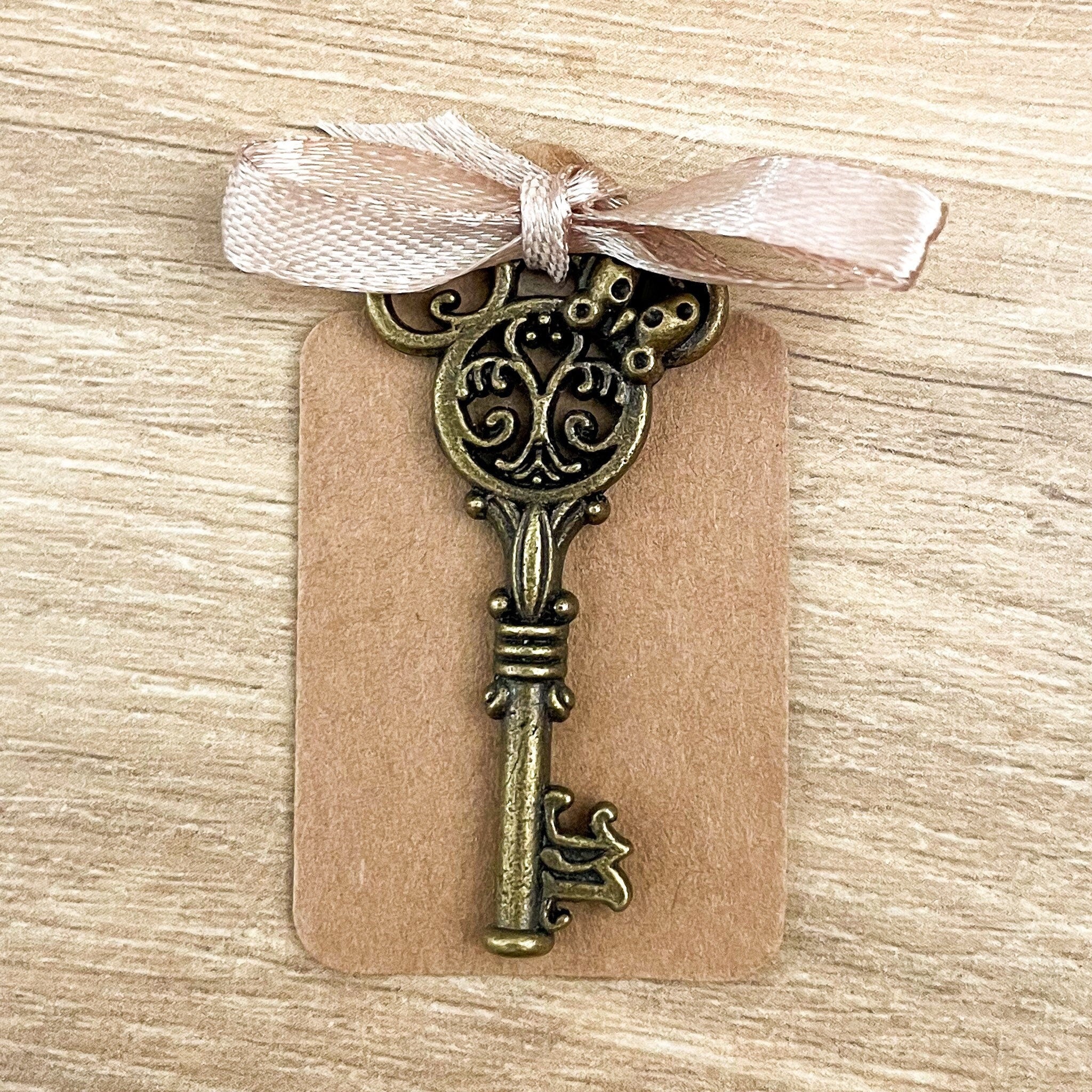 Clé disney marque-place personnalisable | Bronze ancien